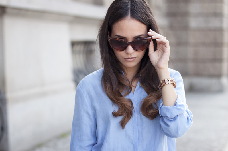 Outfit with Dalmatian Print Shorts