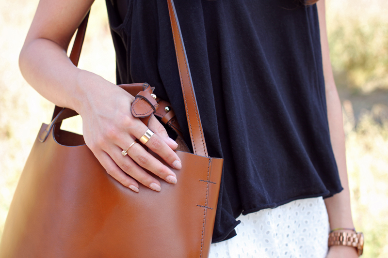 Black and white outfit