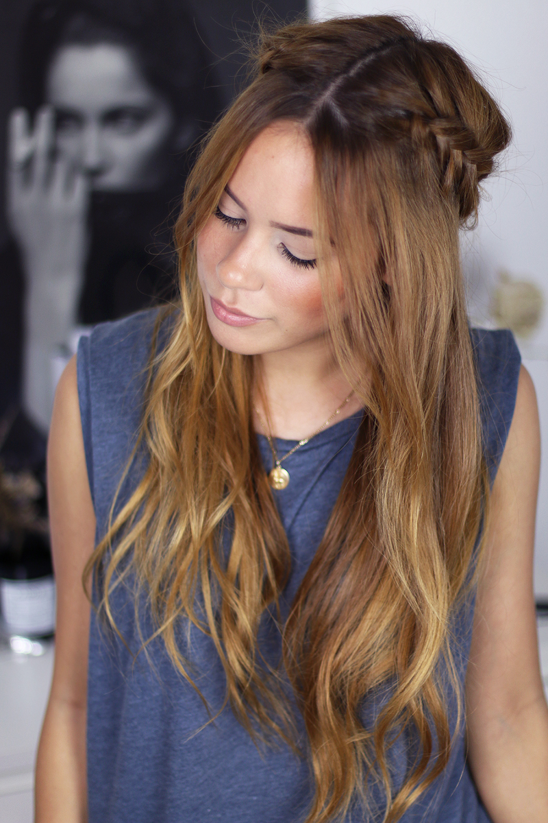 wiesn ready: braided hair crown