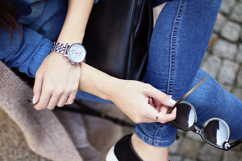 Outfit Denim on Denim Mavi