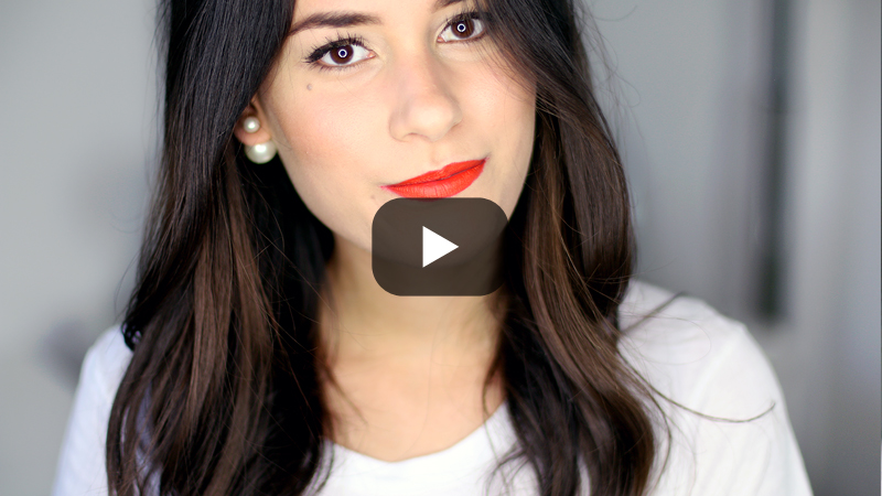 Get Ready With Me - Fresh Skin & Bold Red Lips Video