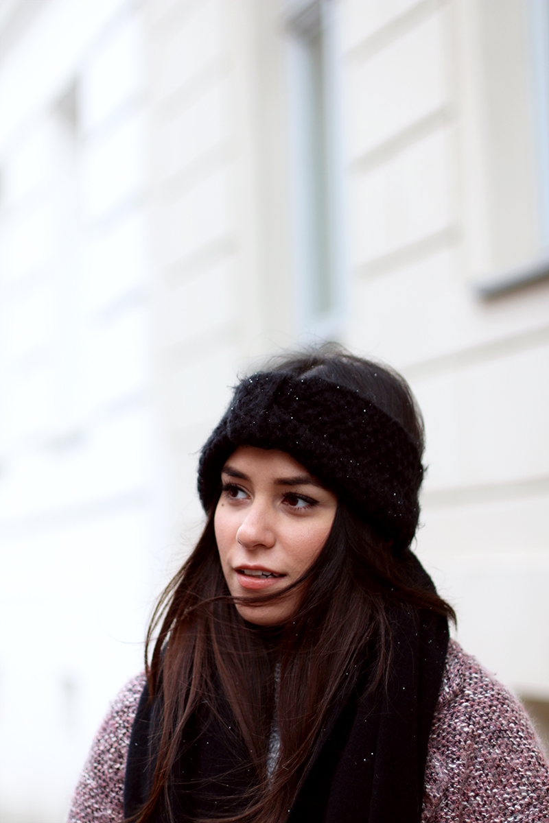 Knitwear and leather, outfit, strick mit leder