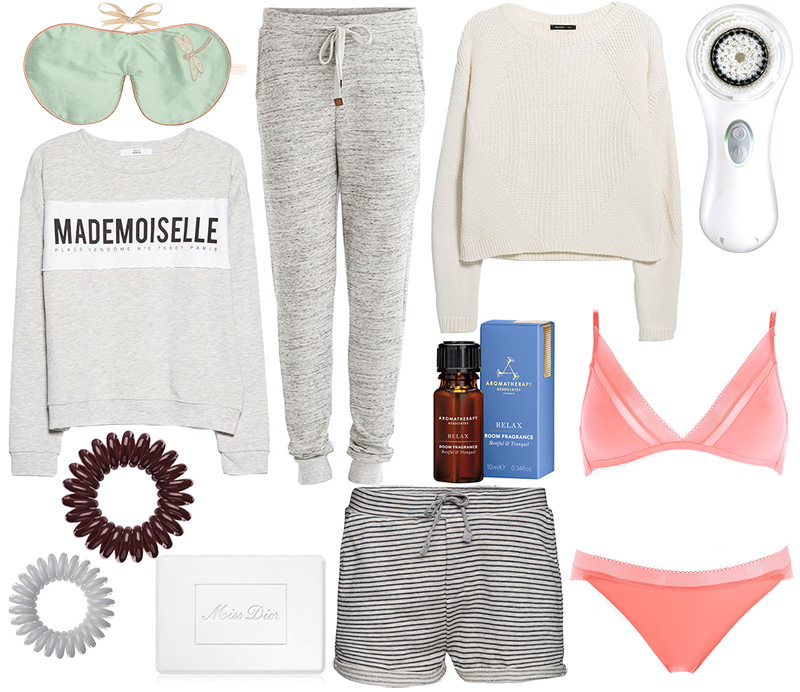 Sweatpants, sweaters and some beauty treats for a cosy sunday
